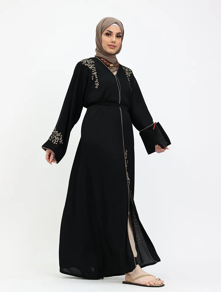 Black Huraira Abaya